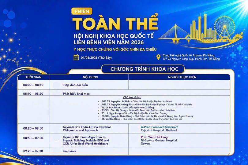 BỆNH VIỆN ĐA KHOA TỈNH NINH BÌNH THAM DỰ HỘI NGHỊ KHOA HỌC QUỐC TẾ LIÊN BỆNH VIỆN NĂM 2026.