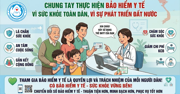 CHUNG TAY HƯỞNG ỨNG NGÀY BẢO HIỂM Y TẾ VIỆT NAM 01/7